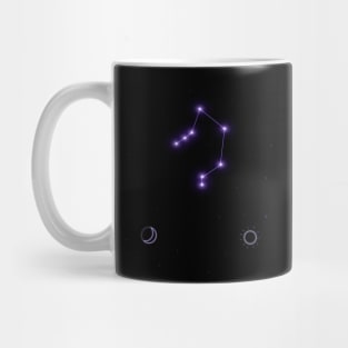 Libra constellation sun and moon Mug